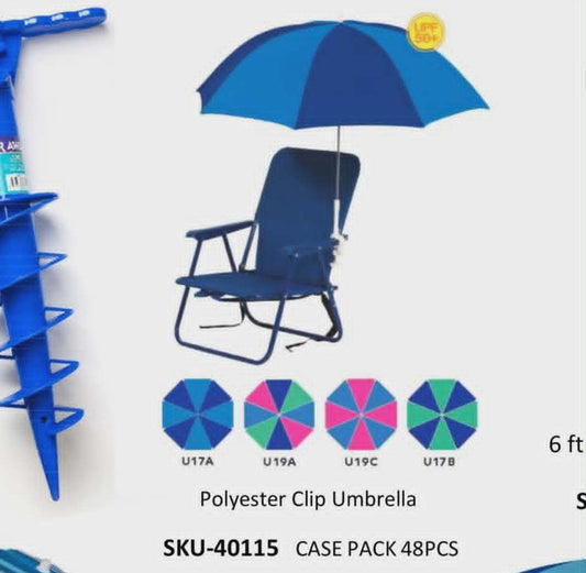 4 FT Flexible Clip Umbrella