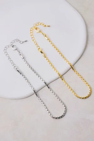 Box Chain Anklet
